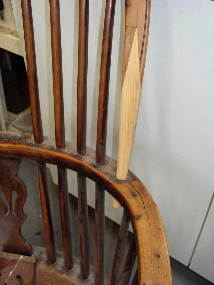 Antique chair repair by Paul Malvern Restoration, Cheltenham